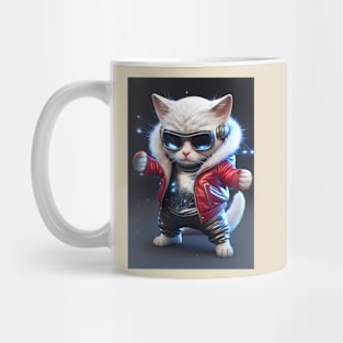 Cute Cosmic Cat - Anime Art design Mug